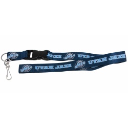 Utah Jazz Lanyard - Breakaway with Key Ring