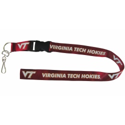 Virginia Tech Hokies Lanyard - Breakaway with Key Ring - Special Order