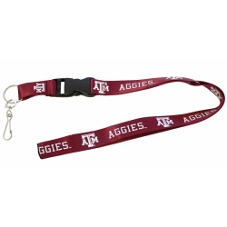 Texas A&M Aggies Lanyard - Breakaway with Key Ring - Special Order