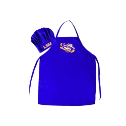 LSU Tigers Apron and Chef Hat Set