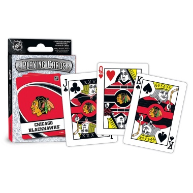 Chicago Blackhawks Playing Cards Logo