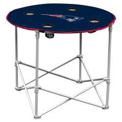 New England Patriots Round Tailgate Table - Special Order