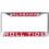 Alabama Crimson Tide License Plate Frame Inlaid Style Roll Tide Design - Special Order