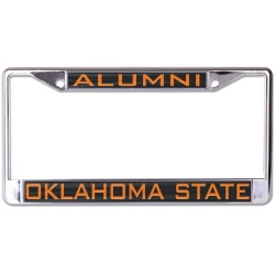 Oklahoma State Cowboys License Plate Frame - Inlaid - Alumni - Special Order