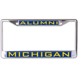 Michigan Wolverines License Plate Frame - Inlaid - Alumni - Special Order