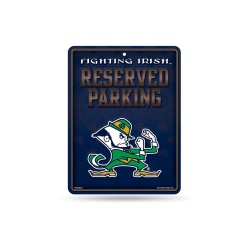 Notre Dame Fighting Irish Sign Metal Parking - Special Order