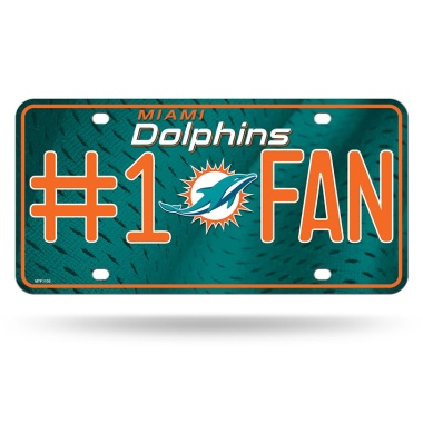 Miami Dolphins License Plate #1 Fan