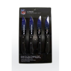 Baltimore Ravens Knife Set - Steak - 4 Pack