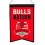 Chicago Bulls Banner 14x22 Wool Nations