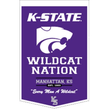 Kansas State Wildcats Banner 18x27 PowerHouse