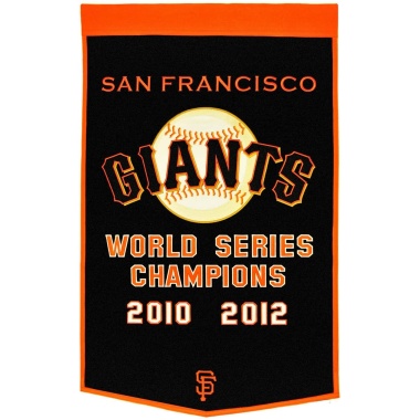 San Francisco Giants Banner 24x36 Wool Dynasty Pre-2012