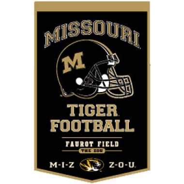 Missouri Tigers Banner 18x27 Wool PowerHouse