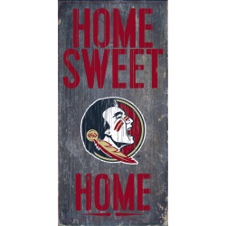 Florida State Seminoles Wood Sign - Home Sweet Home 6x12