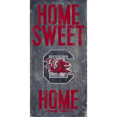 South Carolina Gamecocks Wood Sign - Home Sweet Home 6x12