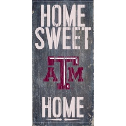 Texas A&M Aggies Wood Sign - Home Sweet Home 6x12