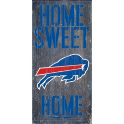 Buffalo Bills Wood Sign - Home Sweet Home 6x12