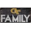 Georgia Tech Yellow Jackets Sign Wood 12x6 Family Design - Special Order