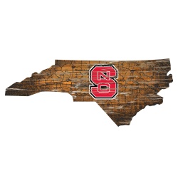 North Carolina State Wolfpack Wood Sign - State Wall Art - Special Order