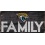 Jacksonville Jaguars Sign Wood 12x6 Family Design - Special Order