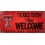 Texas Tech Red Raiders Wood Sign Fans Welcome 12x6 - Special Order