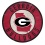 Georgia Bulldogs Sign Wood 12 Inch Round State Design