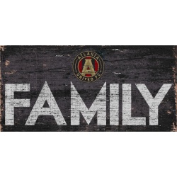 Atlanta United FC Sign Wood 12x6 Family Design - Special Order