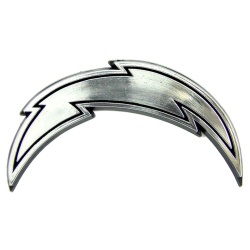 Los Angeles Chargers Auto Emblem - Silver