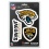 Jacksonville Jaguars Decal Die Cut Team 3 Pack