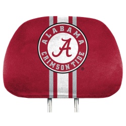 Alabama Crimson Tide Headrest Covers Full Printed Style - Special Order