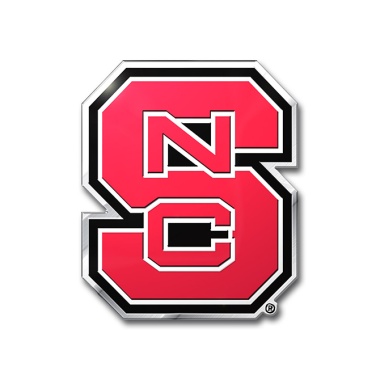 North Carolina State Wolfpack Auto Emblem Color - Special Order