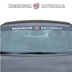 Washington Nationals Decal 35x4 Windshield - Special Order