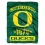 Oregon Ducks Blanket 46x60 Micro Raschel Varsity Design Rolled