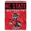 North Carolina State Wolfpack Blanket 60x80 Raschel Basic Design - Special Order