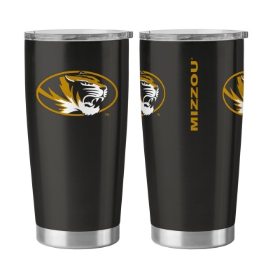 Missouri Tigers Travel Tumbler 20oz Ultra Black - Special Order