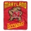 Maryland Terrapins Blanket 50x60 Raschel Alumni Design - Special Order