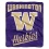 Washington Huskies Blanket 50x60 Raschel Alumni Design - Special Order