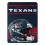 Houston Texans Blanket 46x60 Micro Raschel Run Design Rolled