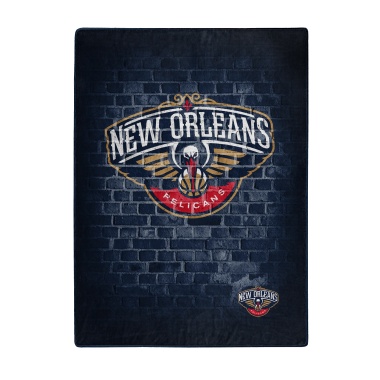 New Orleans Pelicans Blanket 60x80 Raschel Street Design - Special Order