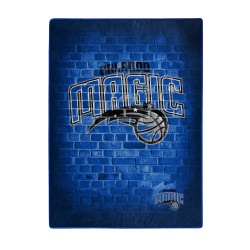 Orlando Magic Blanket 60x80 Raschel Street Design - Special Order