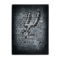 San Antonio Spurs Blanket 60x80 Raschel Street Design - Special Order