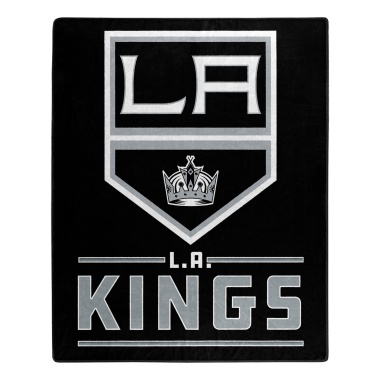 Los Angeles Kings Blanket 50x60 Raschel Interference Design - Special Order