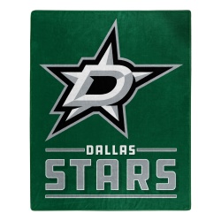 Dallas Stars Blanket 50x60 Raschel Interference Design - Special Order