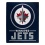 Winnipeg Jets Blanket 50x60 Raschel Interference Design - Special Order