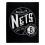 Brooklyn Nets Blanket 50x60 Raschel Blacktop Design - Special Order