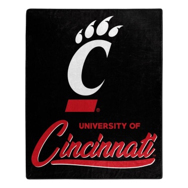 Cincinnati Bearcats Blanket 50x60 Raschel Signature Design