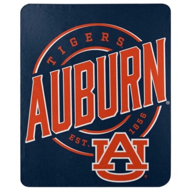 Auburn Tigers Blanket 50x60 Fleece Campaign Design