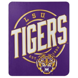 LSU Tigers Blanket 50x60 Fleece Campaign Design