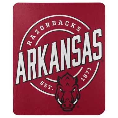 Arkansas Razorbacks Blanket 50x60 Fleece Campaign Design