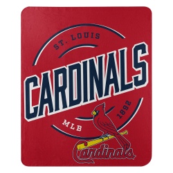 St. Louis Cardinals Blanket 50x60 Fleece Campaign Design