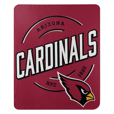 Arizona Cardinals Blanket 50x60 Fleece Campaign Design